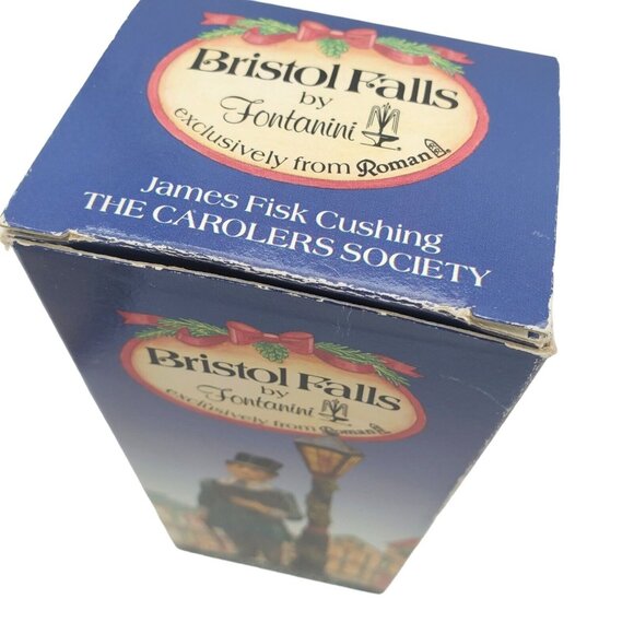 Fontanini Bristol Falls Xmas Village James Fisk Cushing the Carolers Figurine VT - Picture 6 of 7